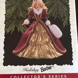 Vintage Hallmark Keepsake ornament collector Barbie vintage 1996